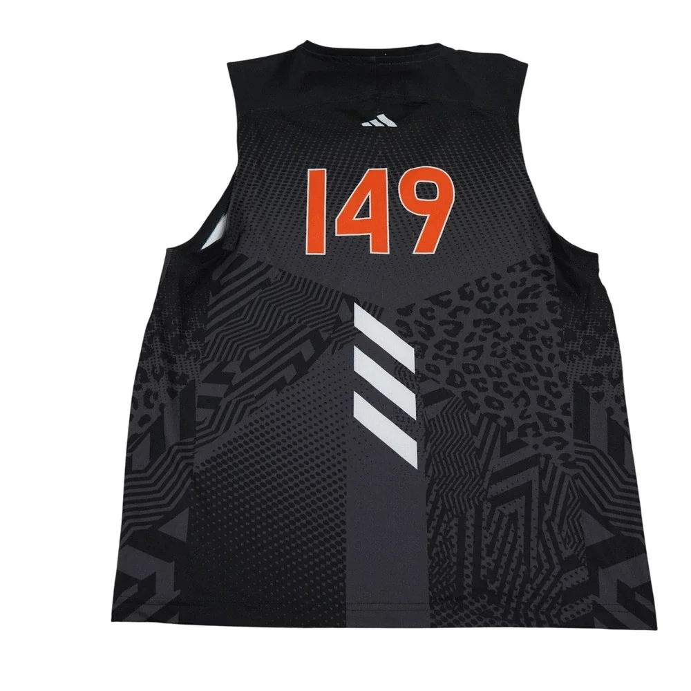Adidas Miami Hurricanes Legends Elite Compression Shirt Mens 2XL Black Tank 149